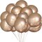 12 Inch 100Pcs Metallic Chrome Champagne Gold Balloons Latex Helium Shiny Thicken Balloon for Birthday Party Wedding Decorations